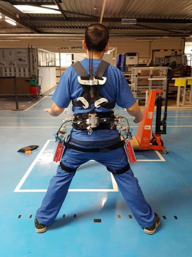 Photo of The Spexor Exoskeleton.